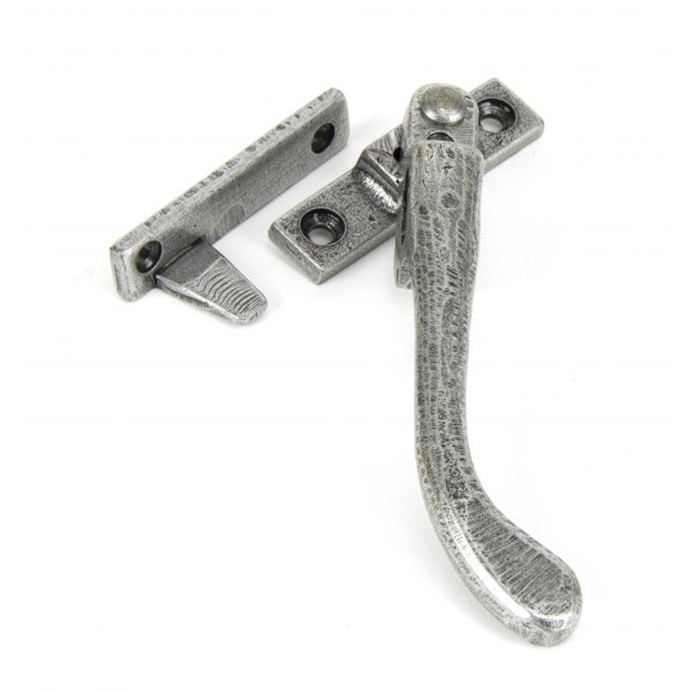 From the Anvil Night-Vent Locking Peardrop Fastener - Pewter (Right Hand)